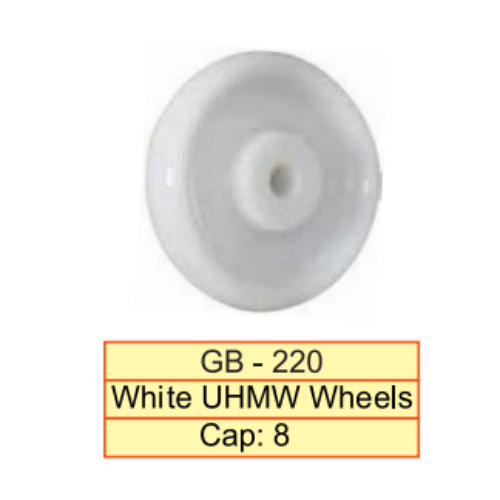 White Uhmw Wheels Application: Industrial