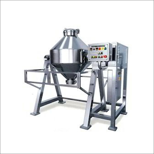 SS Cover Double Cone Blender Machine - 200 Kg Capacity, 3 Hp Motor Power | Semi-Automatic Control, Versatile Mixing of Dry Powders and Granules