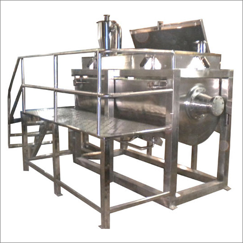 Ribbon Blender Machine - Stainless Steel | Semi-Automatic Control, Non-Computerized Functionality