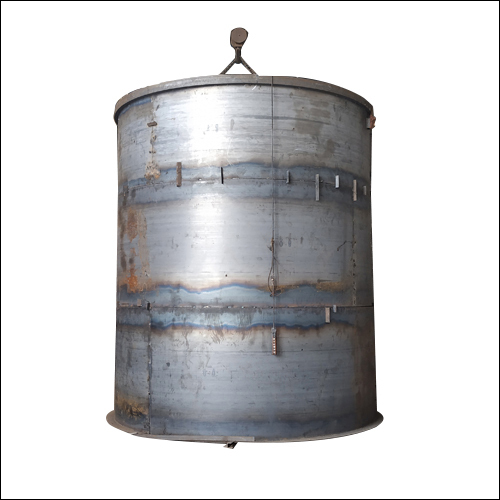 Horizontal Storage Tank - NEW Grade Industrial Quality | Gray Finish, Optimal Storage Solution