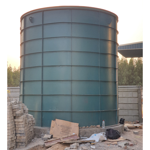 Rubber lining storage tank
