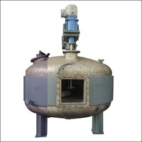 Stainless steel pressure vessel with stirred