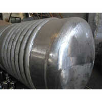 Stainless steel limpet pressure vessel