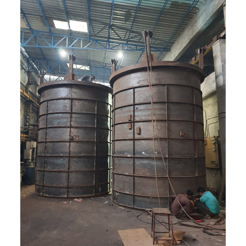 Mild steel with rubber lining tank