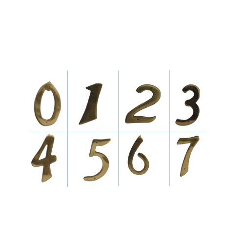 Brass Patti House Number