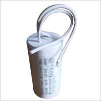Tesq Aluminium Running Capacitor - 2.5 Mfd, 440 Volt, White | Application: Ac/motor, Frequency: 50 Hertz, Warranty Included