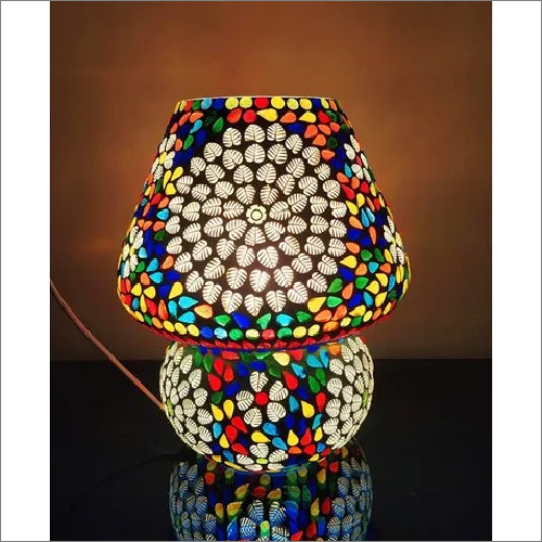 Glass New Tilak And Kareena Mosaic Table Lamp