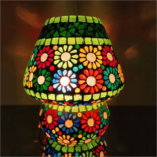 Glass Mosaic Dome Shape Table Lamp