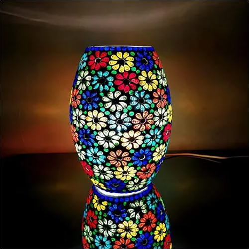 Mosaic Dholak Vintage Table Lamp