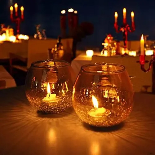 Glass Tea Light Candle Holder Decoration Light