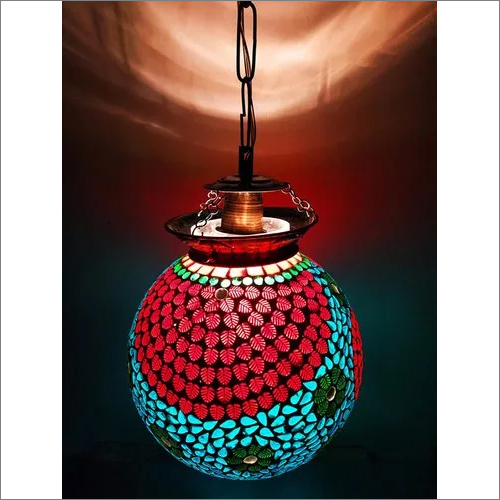Round Dome Shape Mosaic Wall Ceiling Pendant