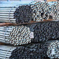 Ms Round Pipe - Stainless Steel, Galvanized Finish | Super Strength, Corrosion Resistant, Easy To Weld And Thread