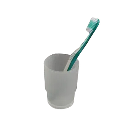 Frosted Glass Toothbrush Holder