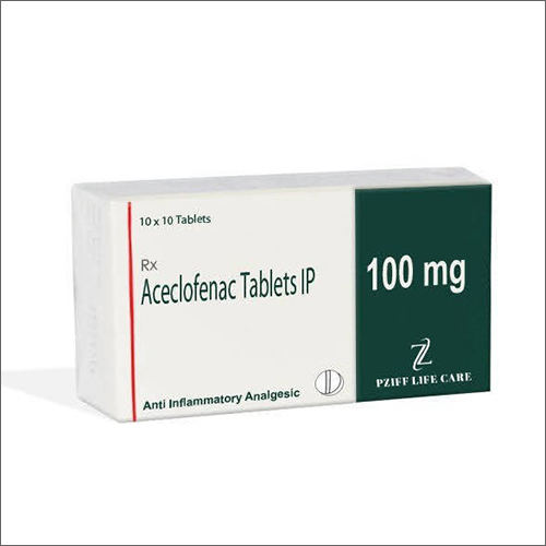 100Mg Aceclofenac Tablets IP