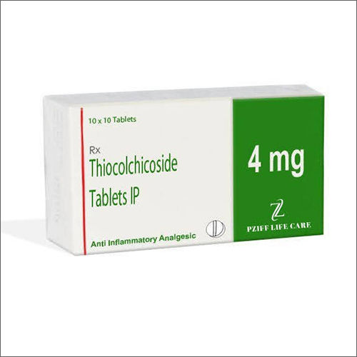 4Mg Thiocolchicoside Tablets Ip General Medicines