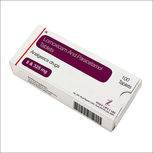 Lornoxicam And Paracetamol Tablets General Medicines