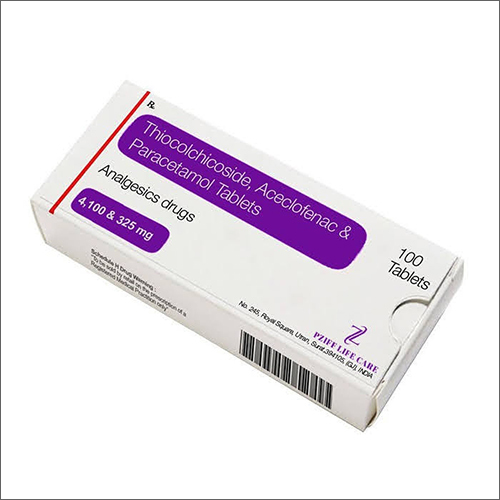 Thiocolchicoside Aceclofenac And Paracetamol Tablets
