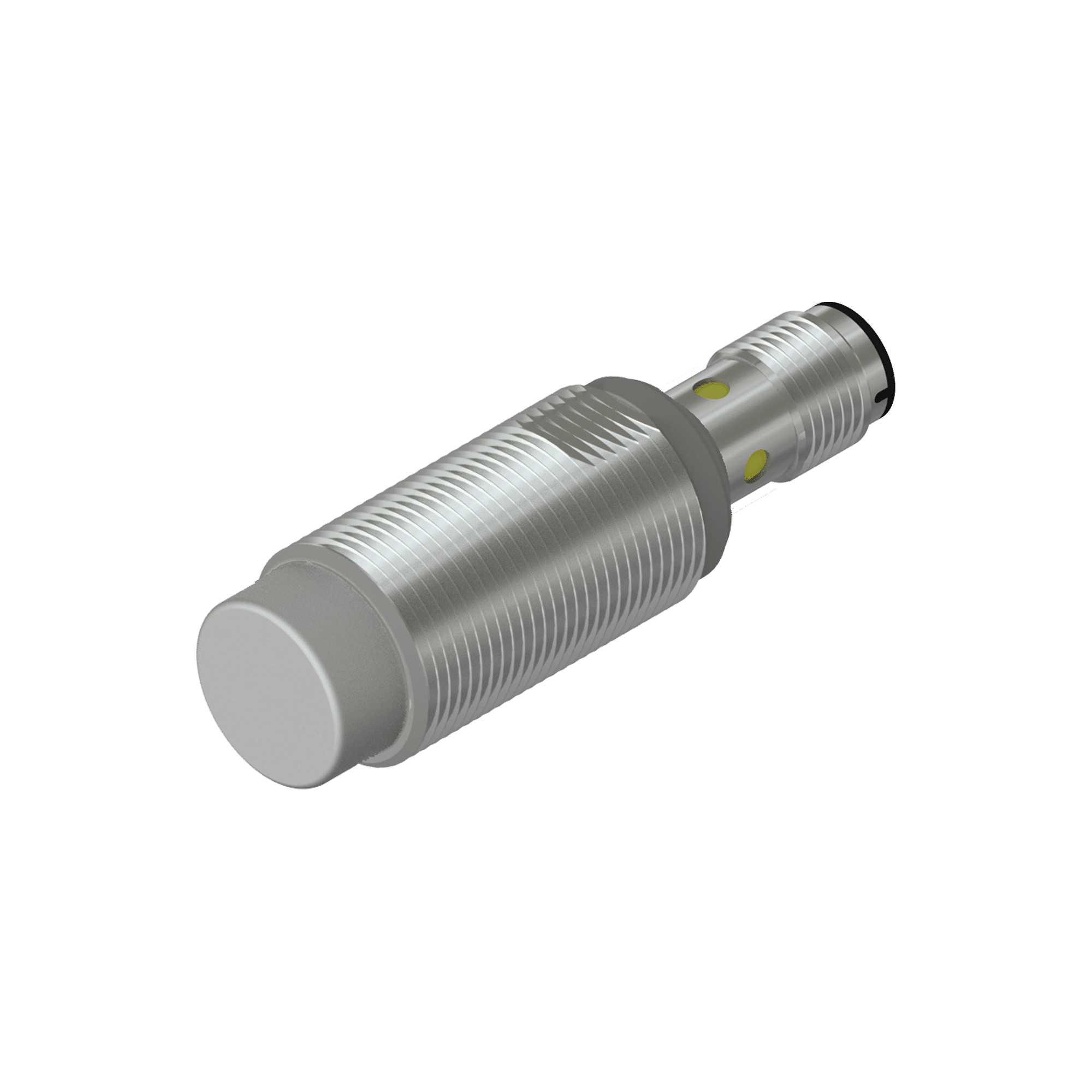 Inductive round sensor M18 Length 30mm PNP NO output M12 male connector connection