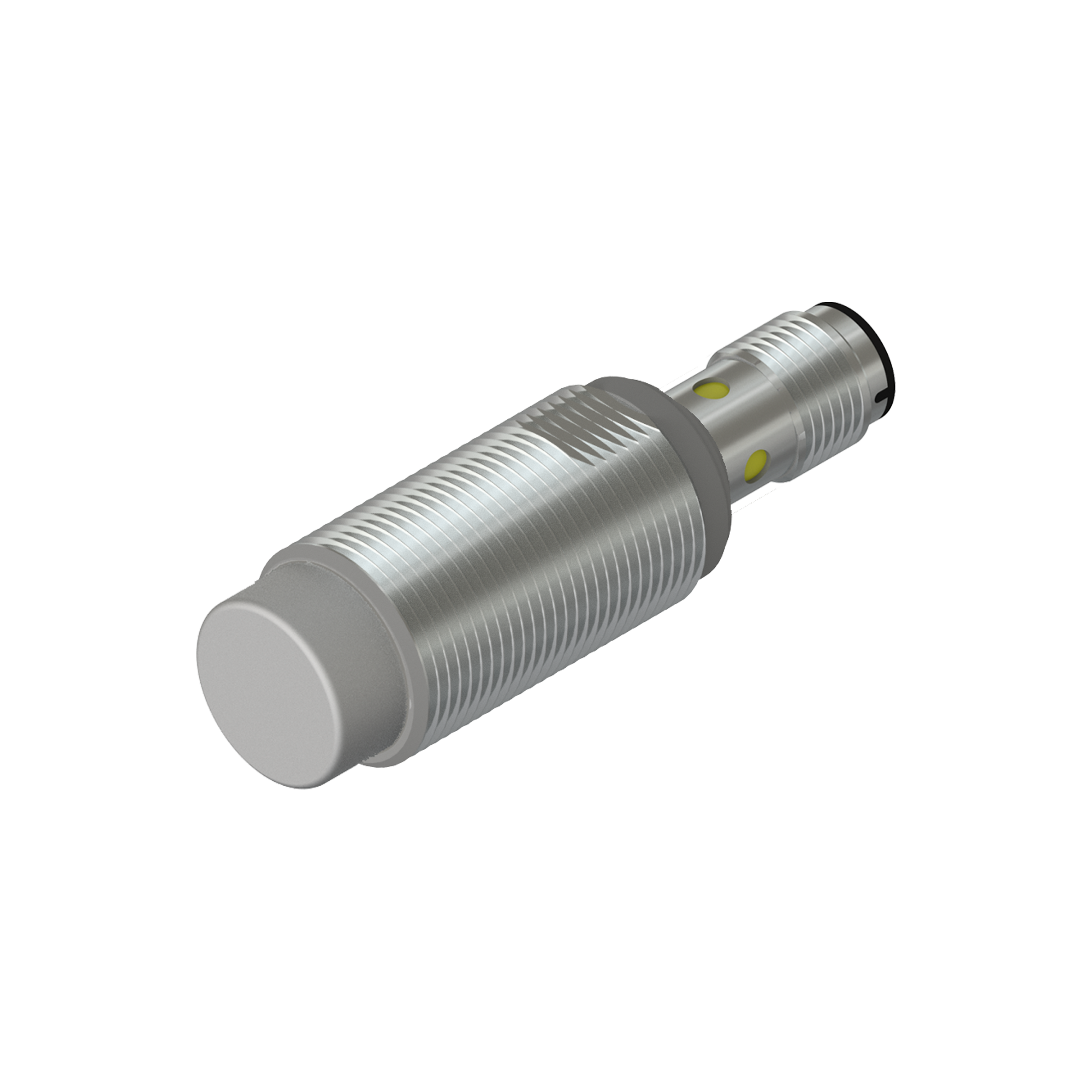 Inductive round sensor M18 Length 30mm PNP NO output M12 male connector connection