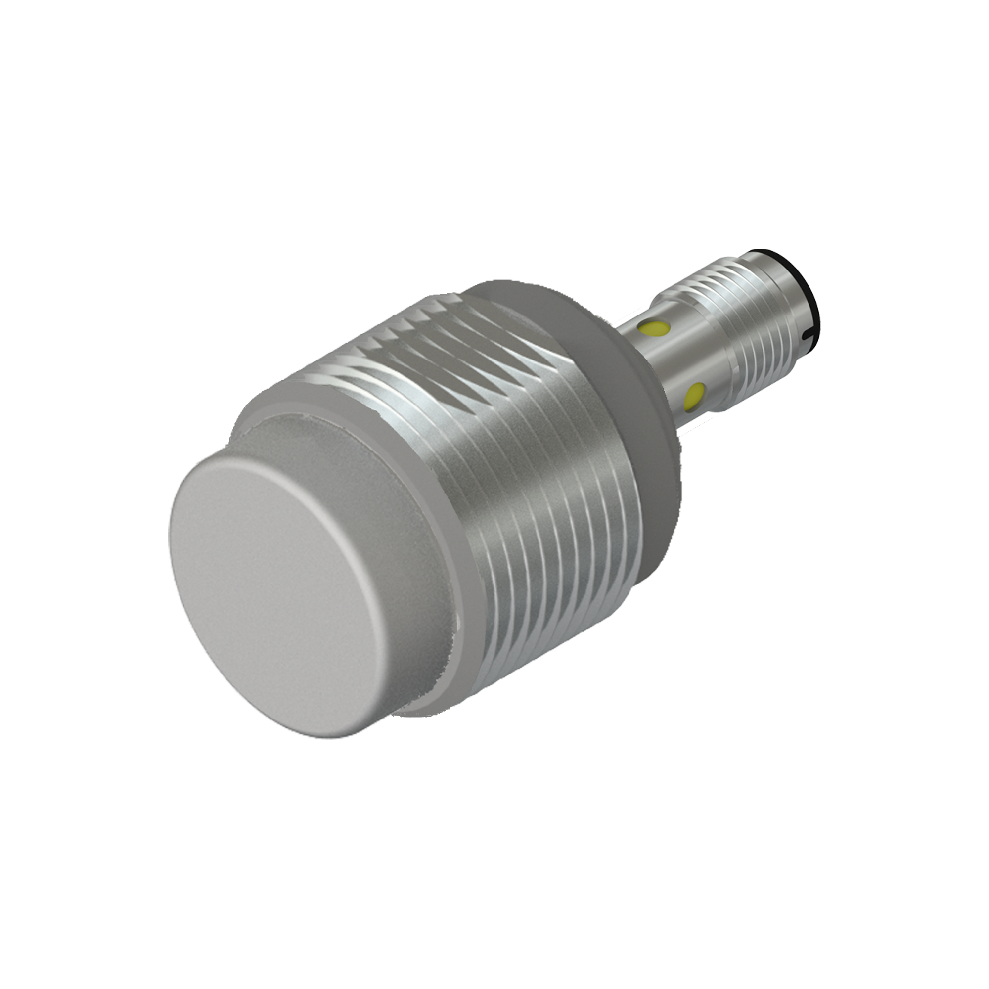 Inductive round sensor M30 Length 30mm Non Flush Sensing distance 22mm  PNP NO output M12 male connector connection