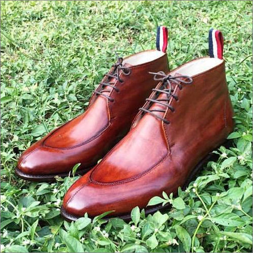 Mens Plain Lace Up Leather Shoes