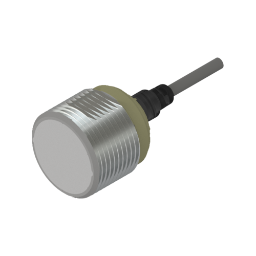 Inductive round sensor M30 Length 30mm Flush Sensing distance 15mm  PNP NO output 2m PVC cable connection