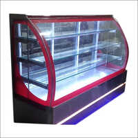 Stainless Steel Pastry Counter - Glass And Metal, Customized Design With Glossy Finish And Integrated Lighting Options