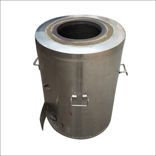 Stainless Steel Round Tandoor - Customized Size, Silver Color | Manual Usage for Restaurant, Hotel, Motel, Canteen