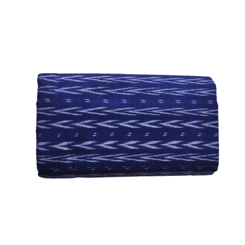 GHL GUENDICHA HAAT Sambalpuri Certified Handloom Cotton Fabric (BLUE)