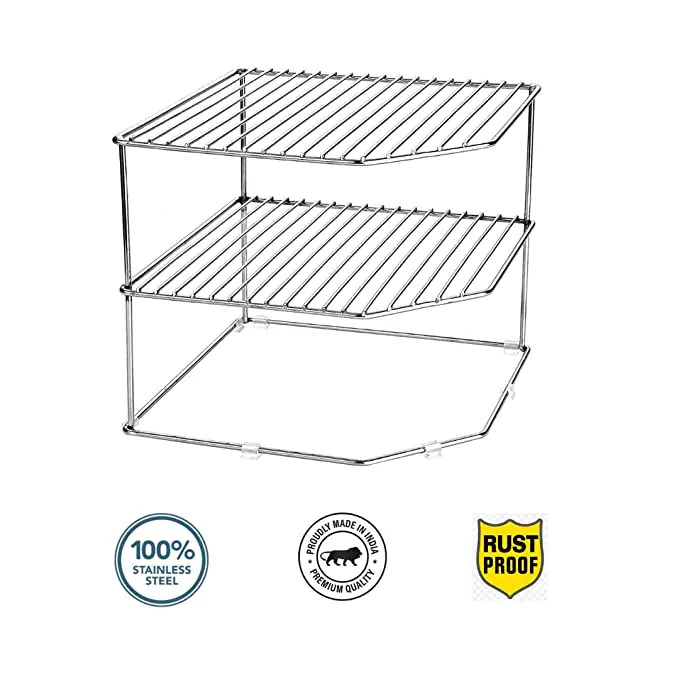 Dish Corner Shelf Rack Stand