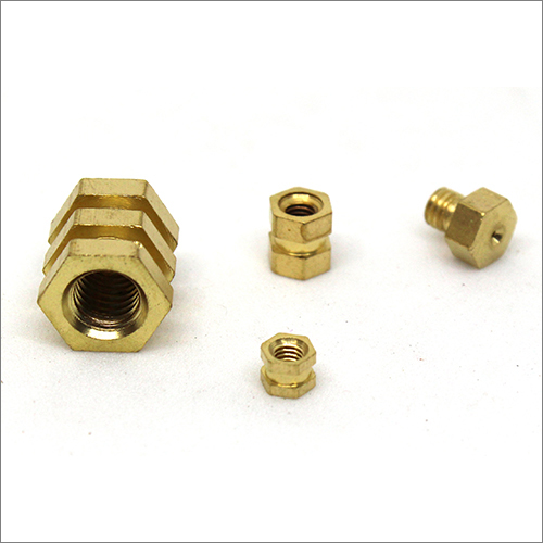 Polished Brass Hex Inserts