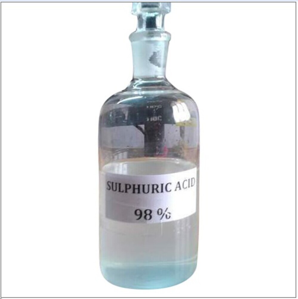Liquid Sulphuric Acid - Industrial Grade, 98% Purity, CAS No: 7664-93-9, Density: 1.80-1.84 g/cm³, Boiling Point: 337°C, Melting Point: 10.31°C, H2SO4 Molecular Formula