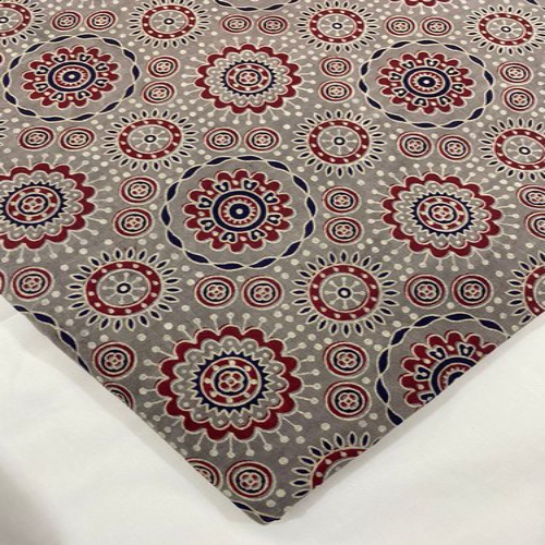 Ajrkh hand block printed cotton fabric