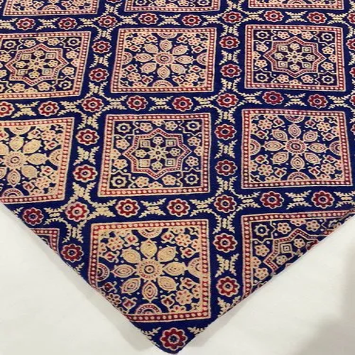 Cotton Hand Block Ajrakh Print Fabric