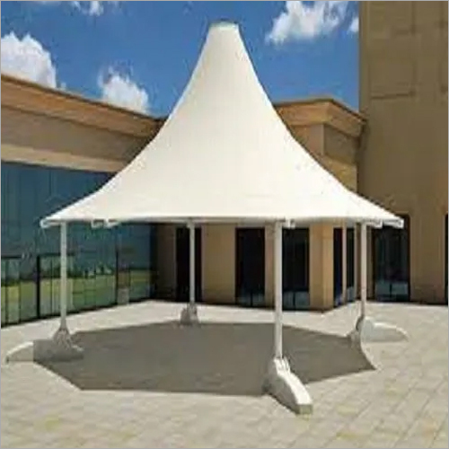 Conical Tensile Structure - PVC Material Color Coated White Finish | Versatile Usage for Various Applications Across All Settings