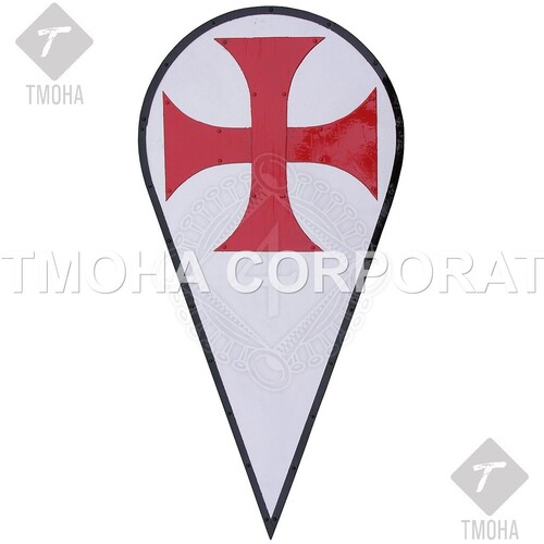 Medieval Shield  Decorative Shield  Armor Shield  Handmade Shield  Decorative Shield Kite shield with Maltese cross MS0055