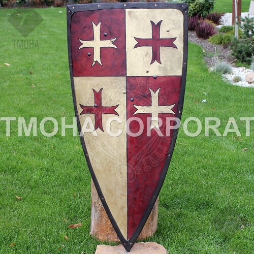 Medieval Shield  Decorative Shield  Armor Shield  Handmade Shield  Decorative Shield Crusader shield II MS0060