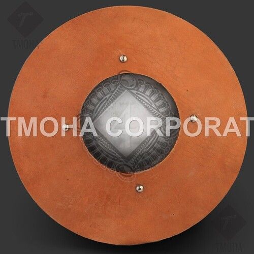 Iron Medieval Shield  Decorative Shield  Armor Shield  Handmade Shield  Decorative Shield Hard Leather Buckler Ms0076