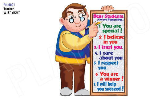 Teacher- Educational Wall Cutout