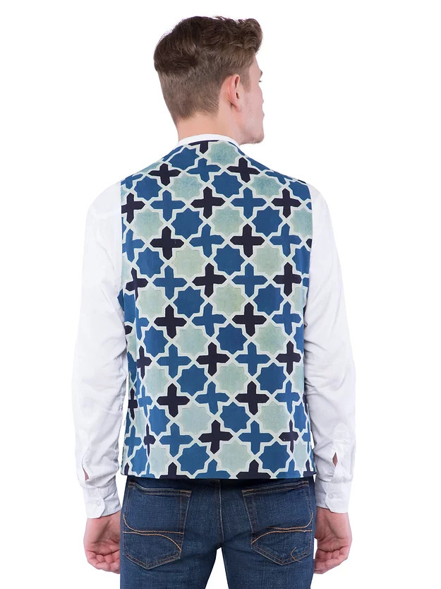 Ajrakh Bandi Jacket