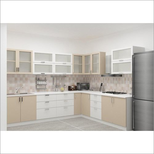Easy To Clean Home L Shaped Modern Kitchen