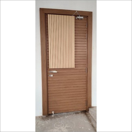 Wooden Hinged Door - Solid Wood Finished Surface | Ideal for Interior and Exterior Applications 180-Degree Swing Capability
