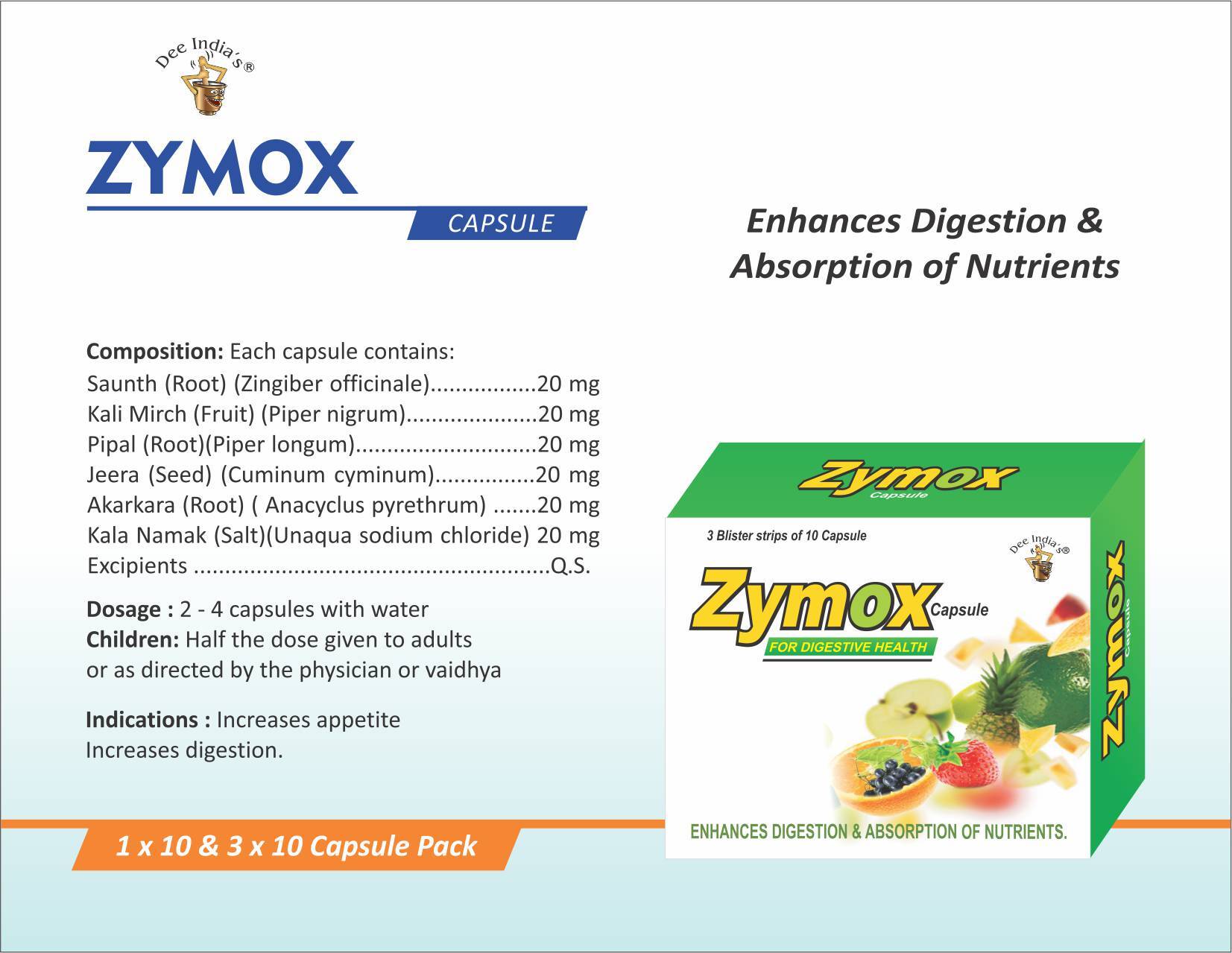 Zymox Capsules (Green Pack)