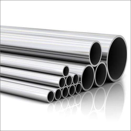 Silver 304 Stainless Steel Round Pipe