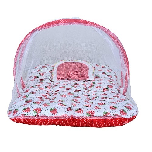 baby mosquito net bed red strbry
