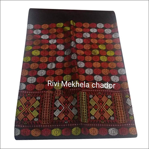 Multicolor Ladies Mekhela Chador Saree