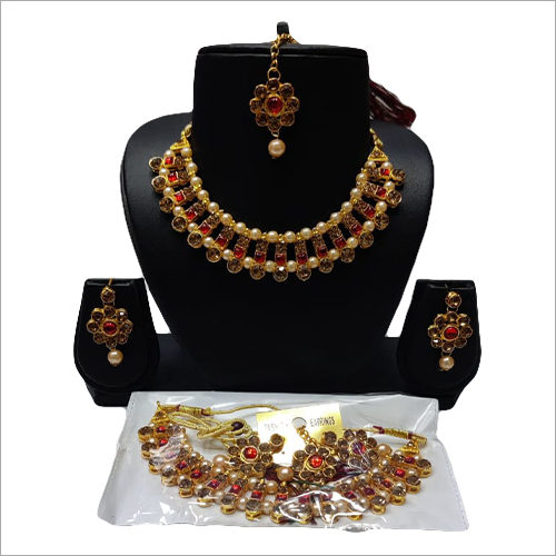 Red Ruby Necklace Set