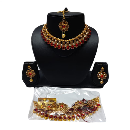Designer  Golden Necklace Set