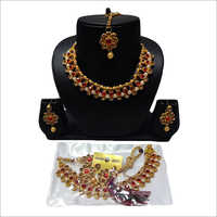 Wedding Beaded Necklace Set Gender: Women