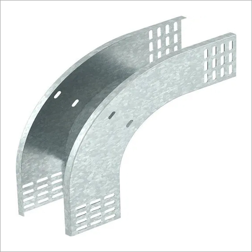 GI Cable Tray Bend - 15mm x 50mm Size, 60-Degree Elbow Angle | Galvanized Iron, 4kg Weight, Ideal for Wire Transport Solutions